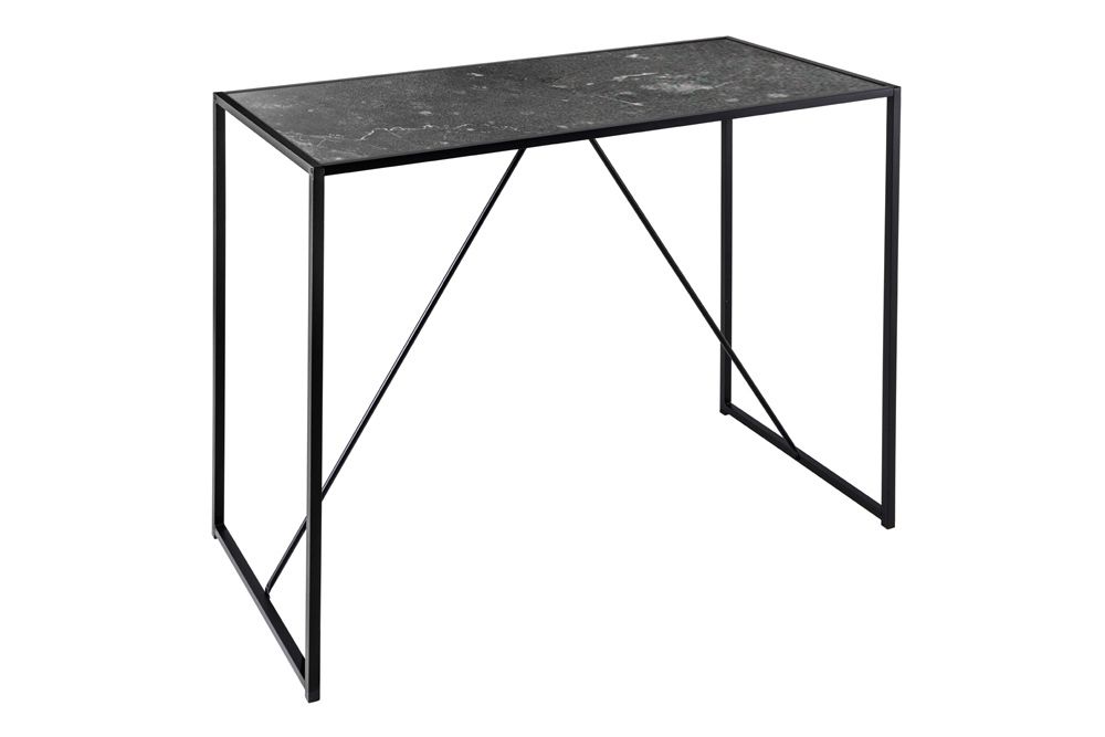 Moderner Bartisch SLIM LINE 120cm graphit Metall Tresen Stehtisch