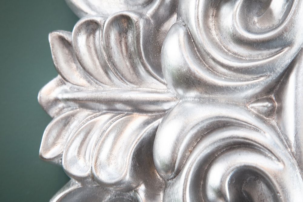 Eleganter Wandspiegel VENICE 180x90cm silber antik Barockstil