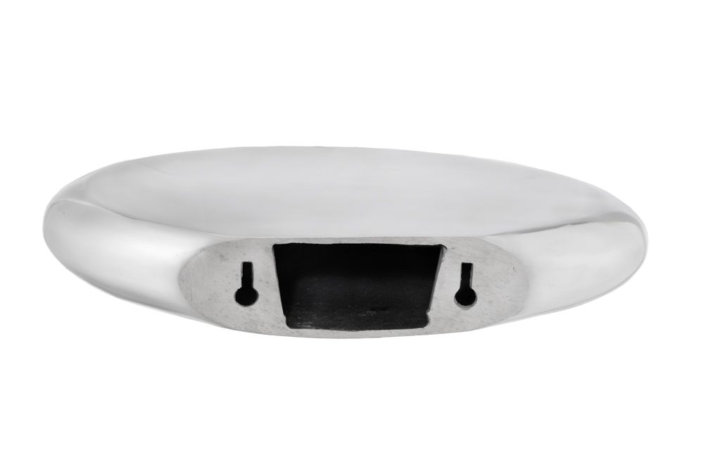 Modernes Design Wandregal TEAR 40cm silber Aluminium