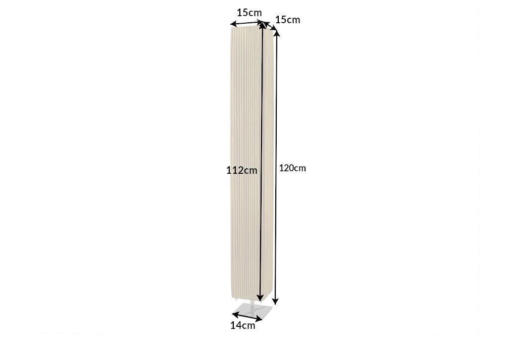 Moderne Designer Stehlampe PARIS 120cm gold Stehleuchte
