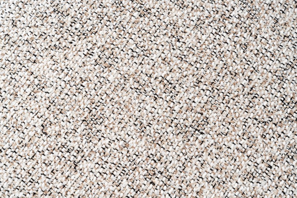 Drehbarer Stuhl WALKÜRE beige Eichenholz mit Taschenfederkern und Armlehne Walnuss