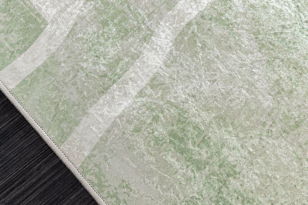 Moderner Teppich JUNGLE 230x160cm grün beige Flachgewebe Indoor-Teppich