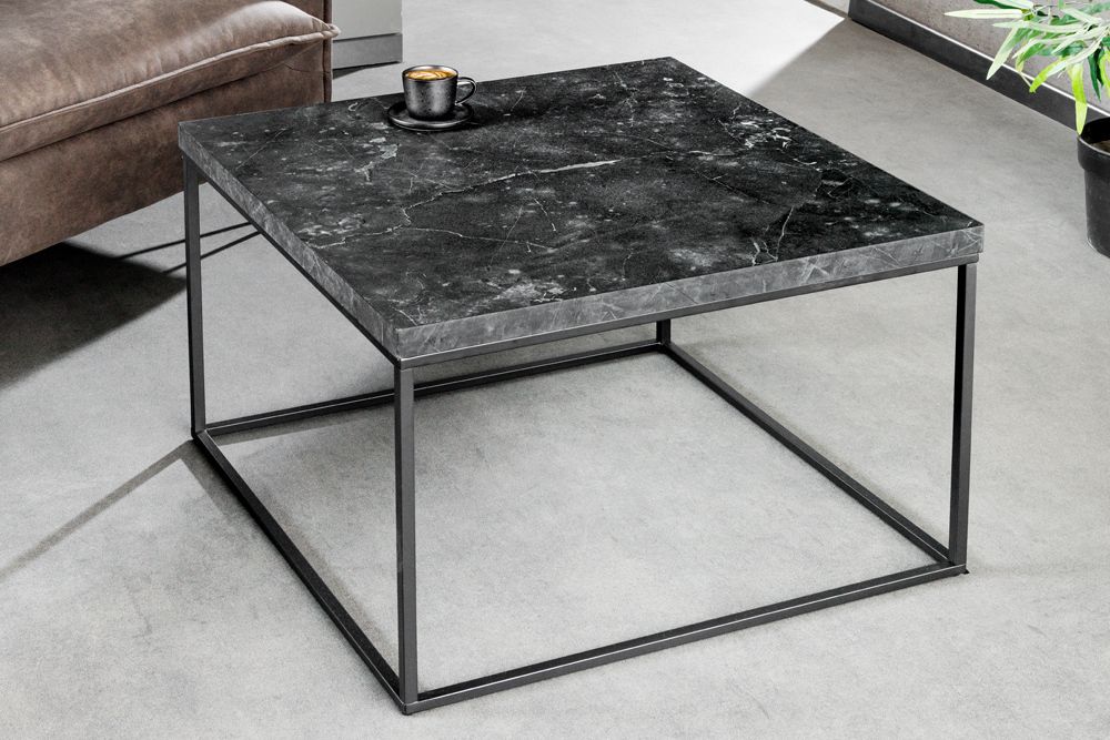 Moderner Couchtisch ARCHITECTURE 60cm graphit Metallgestell
