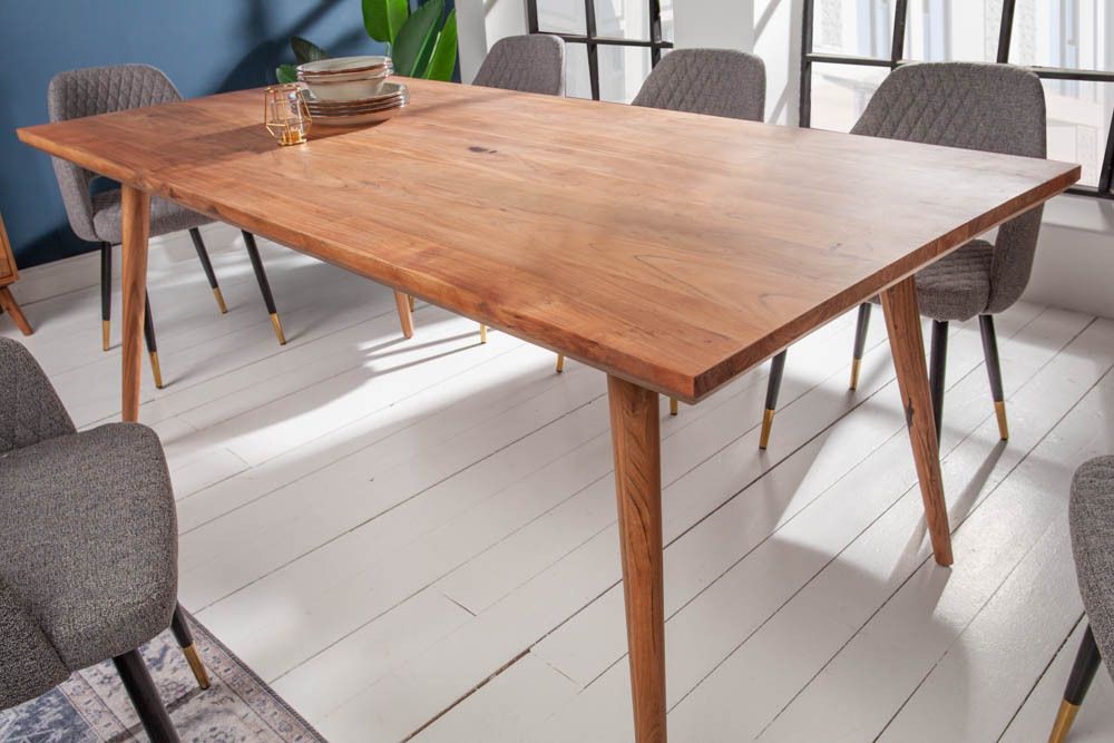 Massiver Esstisch MYSTIC LIVING 200cm Akazie natur Massivholz