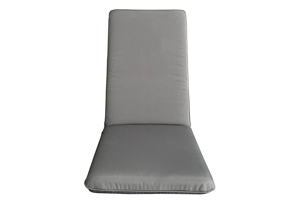 Outdoor Sitzkissen COMFORT LINE 50x122cm anthrazit für Hochlehner-Stuhl Polsterauflage