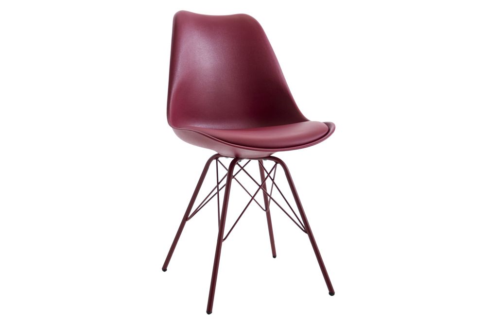 Retro Stuhl SCANDINAVIA MEISTERSTÜCK rot
