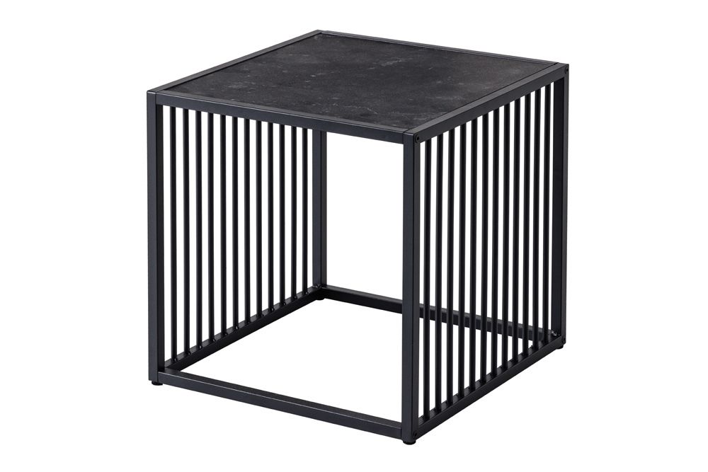Design Beistelltisch ARCHITECTURE 40cm graphit Metall