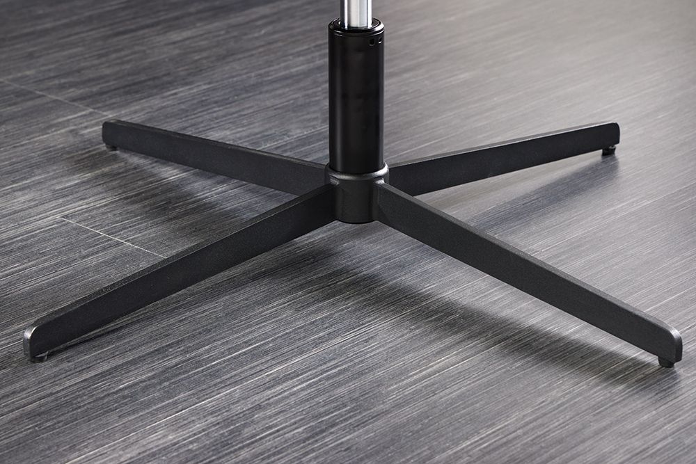 Drehbarer Design Sessel PAPILLON petrol Samt 360° schwarz Metall höhenverstellbar