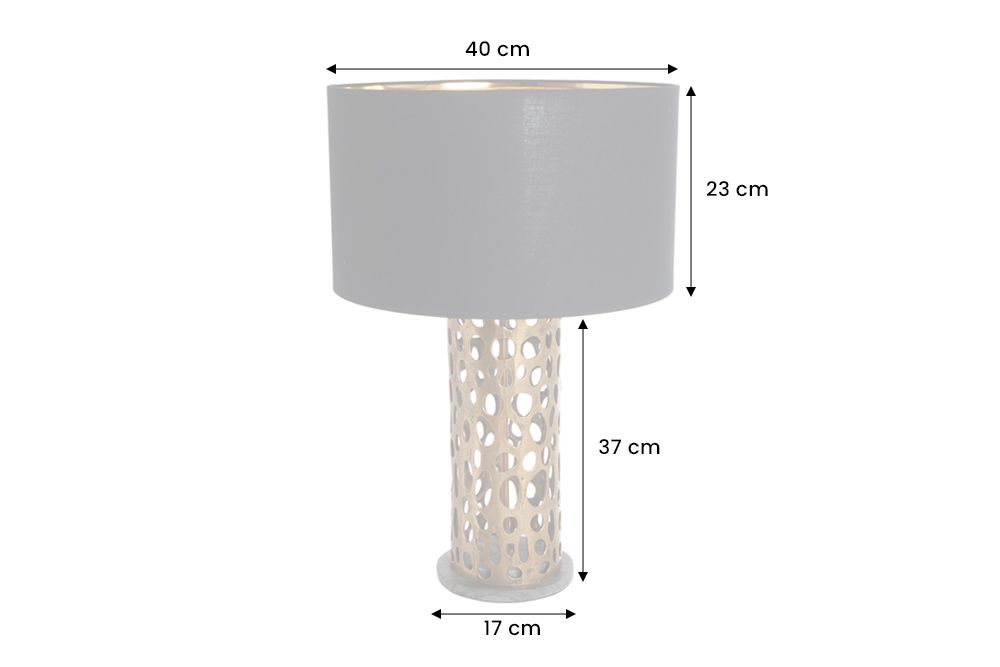 Design Tischlampe ABSTRACT LEAF kupfer antik Metall Marmorfuß handmade