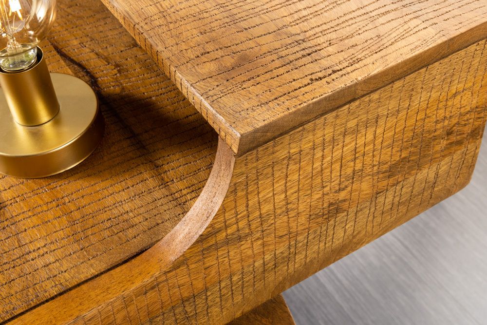 Massiver Sekretär MONSOON 120cm Mangoholz Schreibtisch