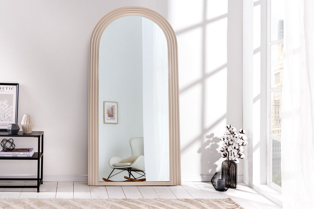 Design Wandspiegel ART DECO 160cm greige