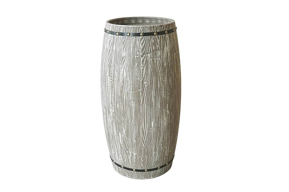 Shabby Chic Weinregal BODEGA 100cm natur Pinie Weinfass für 24 Flaschen