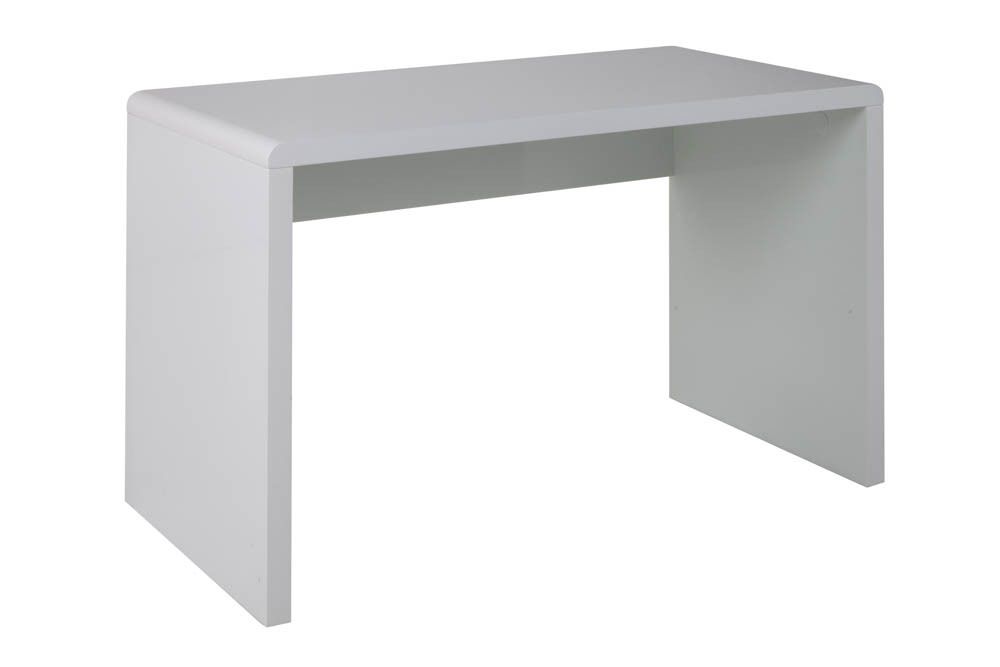 Design Schreibtisch FAST TRADE 120cm weiß Hochglanz Bürotisch