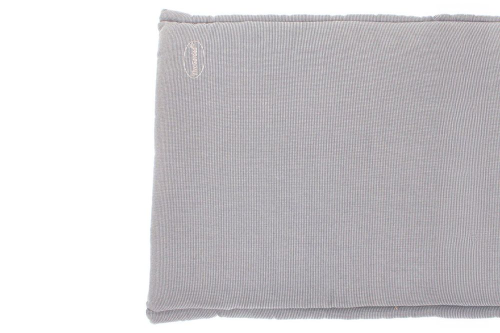 Outdoor Kissen ROG 46x97cm taupe Sitzkissen Polster-Auflage für Niedriglehner