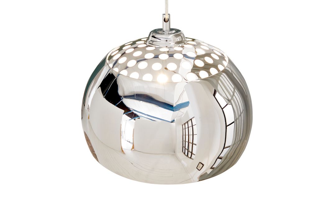 Designer Hängelampe CHROME BALL 32cm chrom Pendelleuchte Modern Design