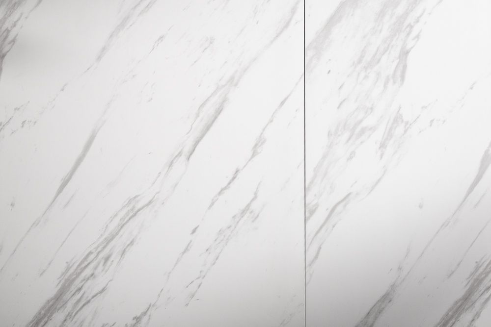 Ausziehbarer Esstisch PROMETHEUS 180-220-260cm weiß Marmor Keramik made in Italy