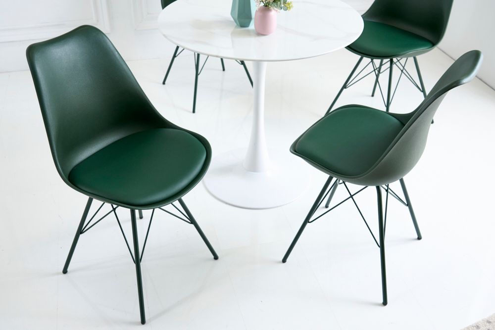 Retro Stuhl SCANDINAVIA MEISTERSTÜCK dunkelgrün