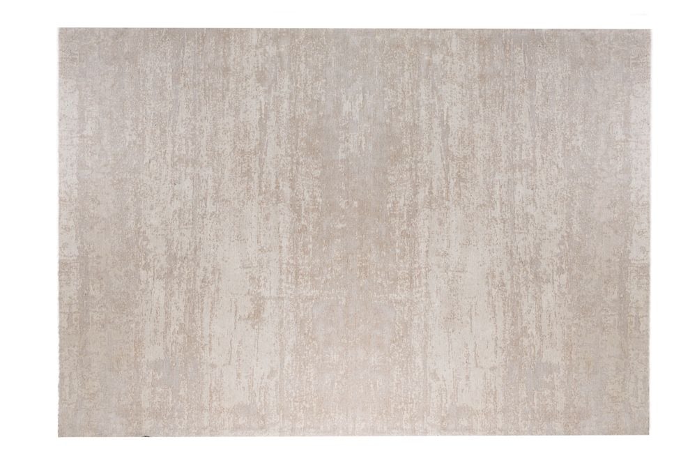 Design Teppich MODERN ART XXL 350x240cm beige Used Look Baumwolle Vintage Flachgewebe