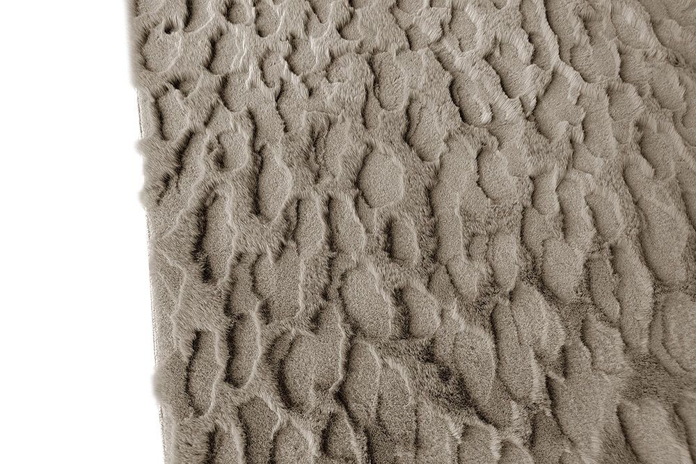 3D Hochflor Teppich DUNE 230x160cm taupe Hoch-Tief-Effekt