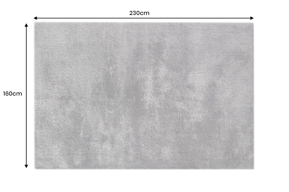 Design Teppich CLOUD 9 230x160cm anthrazit Hochflor Indoor-Teppich