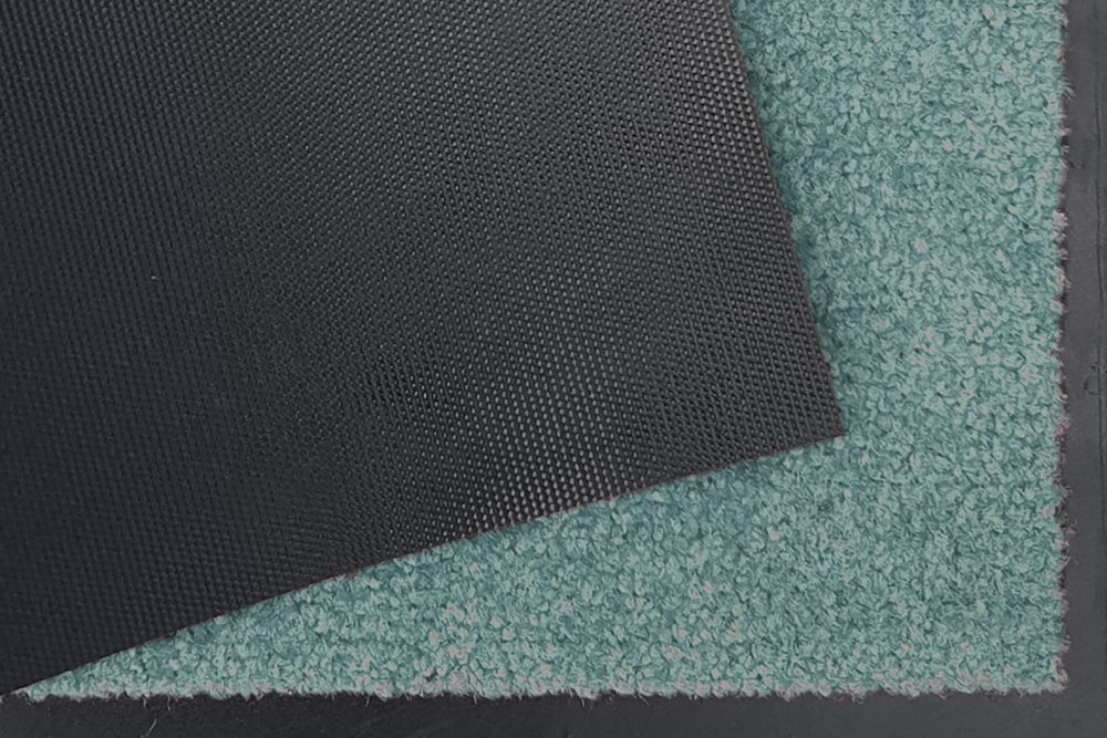 Pflegeleichte Fußmatte CLEAN 60x40cm salbei-grün Fußabtreter waschbar