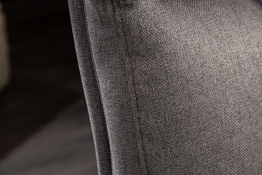 Moderner Freischwinger Stuhl COMFORT grau mit Komfortgriff