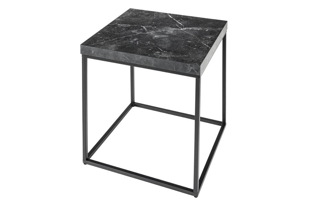 Moderner Beistelltisch ARCHITECTURE 45cm graphit Metallgestell