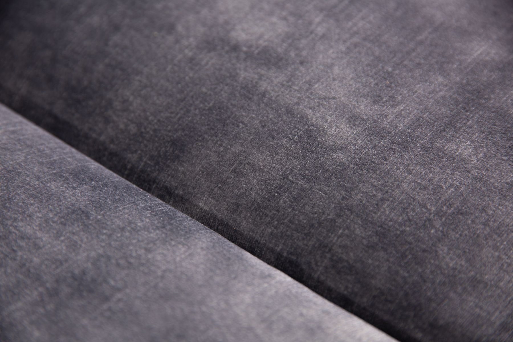 Chesterfield 3-Sitzer Sofa MODERN BAROCK 235cm dunkelgrau Samt Federkern Metallfüße