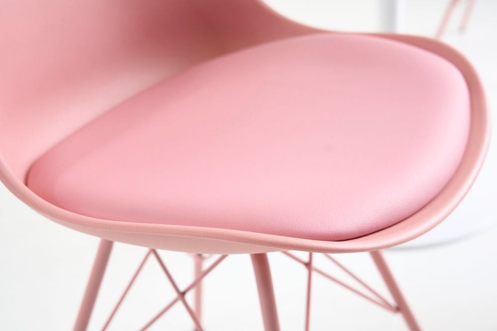Retro Stuhl SCANDINAVIA MEISTERSTÜCK rosa