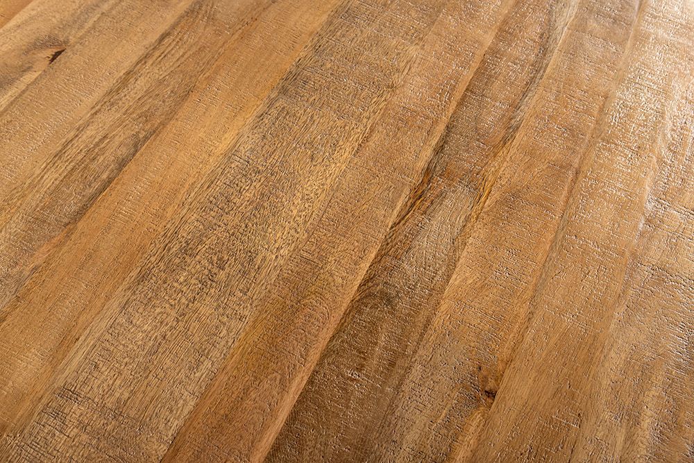 Runder Esstisch ART WOOD 120cm braun massiv Mangoholz