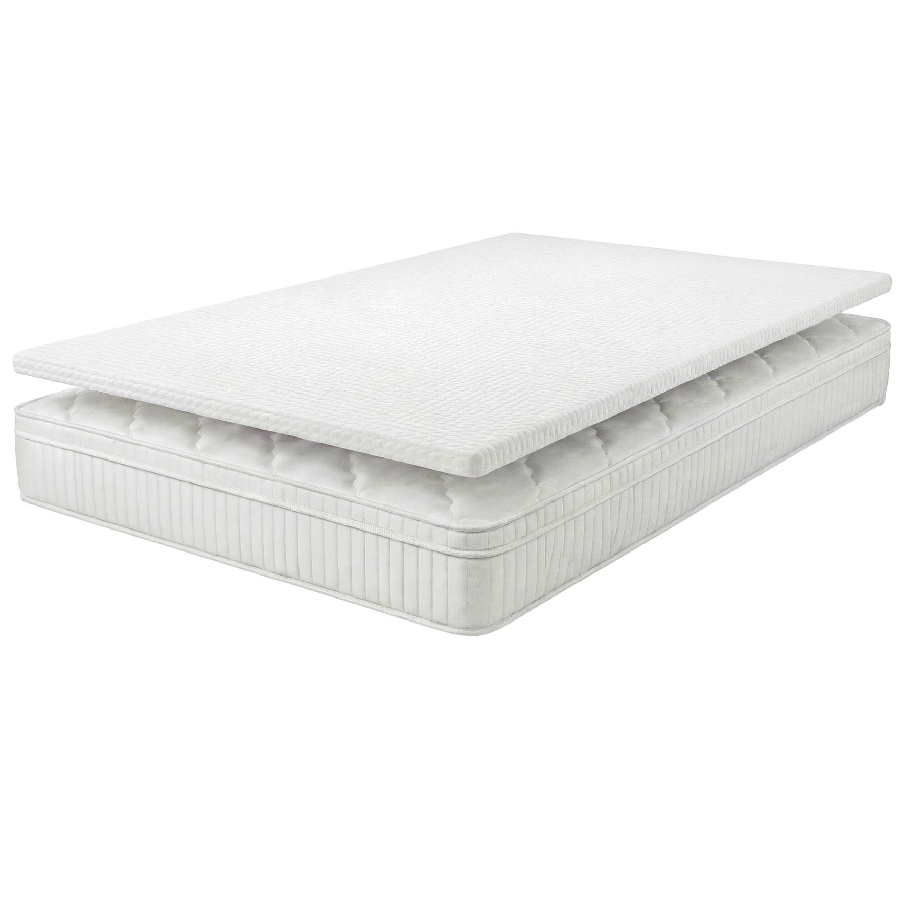 Ergonomische Matratze mit Topper CLOUD FLEX 160x200cm Tonnentaschenfederkern 7-Zonen