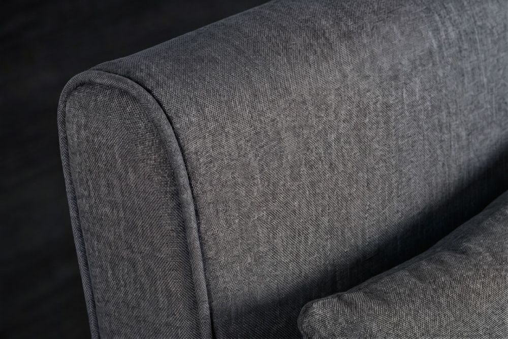 Schlafsessel SMART MULTIFUNCTION 100cm grau Vogue Seiden Samtstoff
