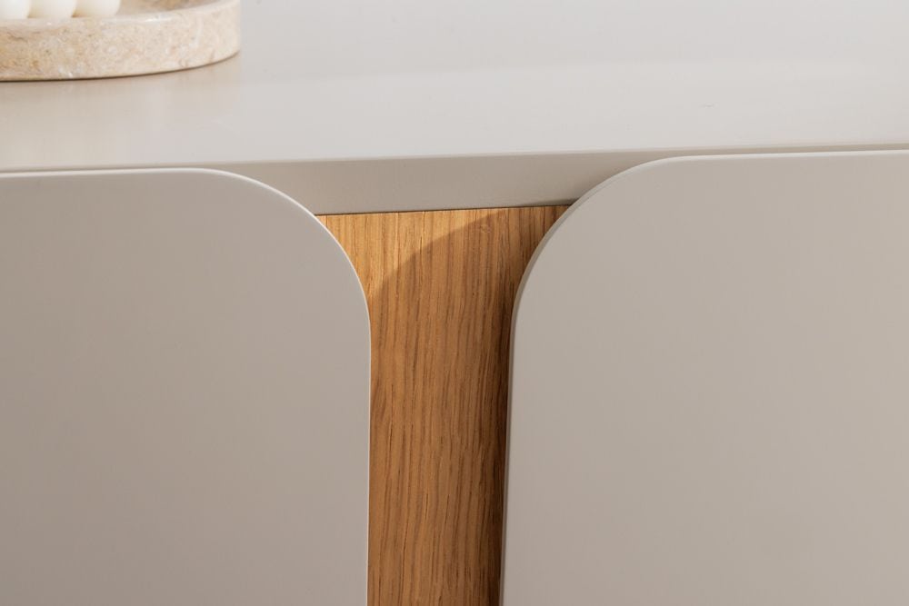 Sideboard COSMO 180cm kaschmir beige Eiche Soft Close Stauraum