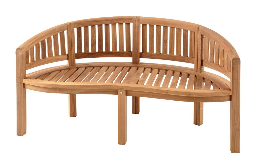 Massive Gartenbank XXL EMPIRE TEAK 150cm natur Teakholz