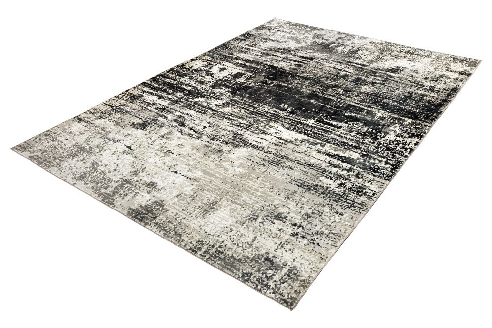 Design Teppich MODERN ART 230x160cm beige braun Kurzflor Indoor-Teppich