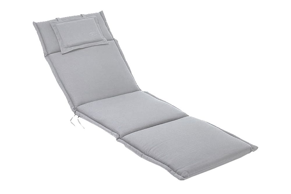 Outdoor Kissen ROG 58x196cm taupe Polster-Auflage für Gartenliege