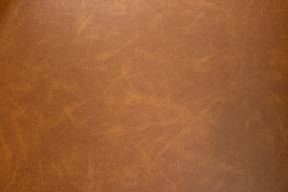 Chesterfield Stuhl CASTLE braun Kunstleder schwarz Massivholz mit Komfortgriff