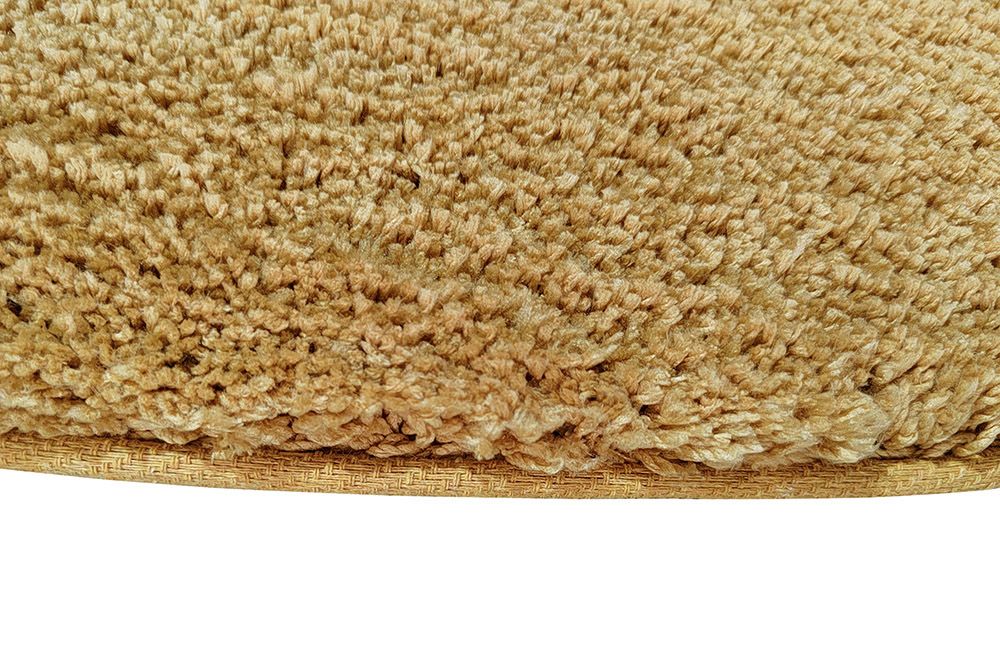 Design Teppich ORGANIC 180x120cm senfgelb Hochflor Indoor-Teppich organische Form