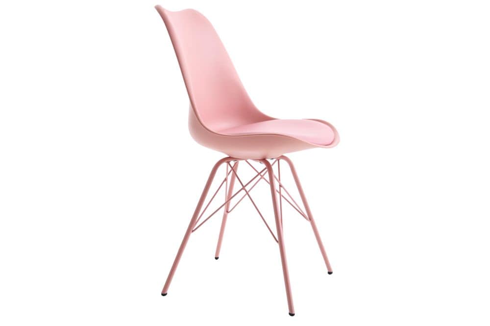 Retro Stuhl SCANDINAVIA MEISTERSTÜCK rosa