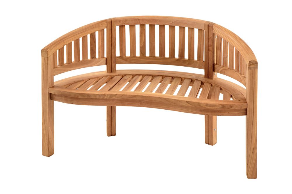 Massive Gartenbank EMPIRE TEAK 120cm natur Teakholz