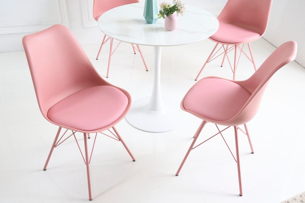 Retro Stuhl SCANDINAVIA MEISTERSTÜCK rosa
