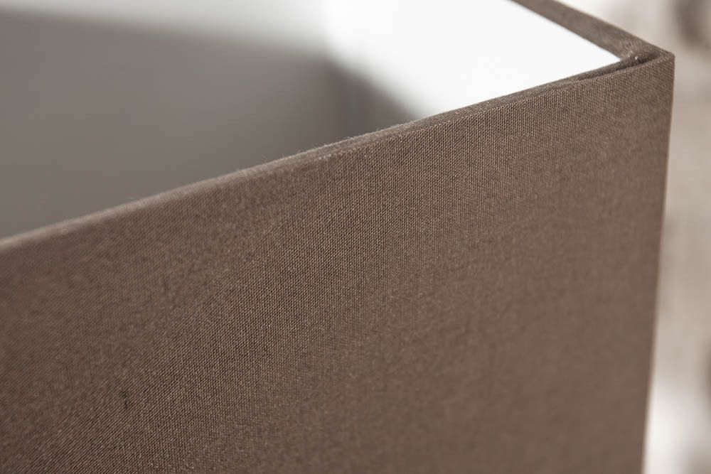 Handgearbeitete Treibholz Tischleuchte EUPHORIA 45cm braun mit Leinenschirm