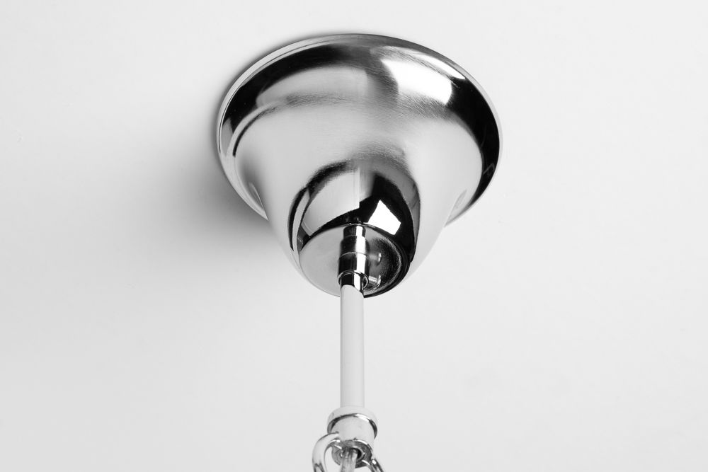 Extravagante Hängeleuchte GALAXY 72cm silber Hängelampe Modern Design