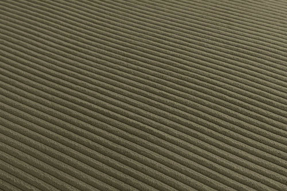 Design Ecksofa ATMOSPHERE XL 245cm grün Cord Federkern inkl. Kissen