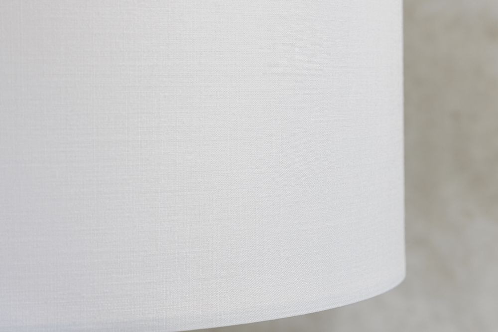 Design Tischlampe ROUSILIQUE 60cm natur weiß rund Treibholz handgearbeitet