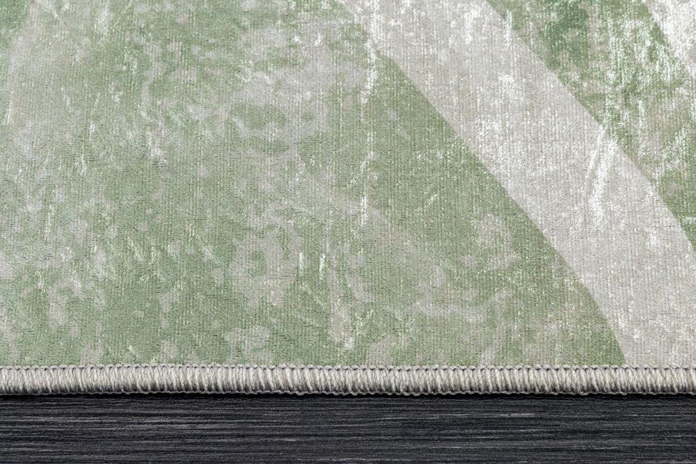 Moderner Teppich JUNGLE 230x160cm grün beige Flachgewebe Indoor-Teppich