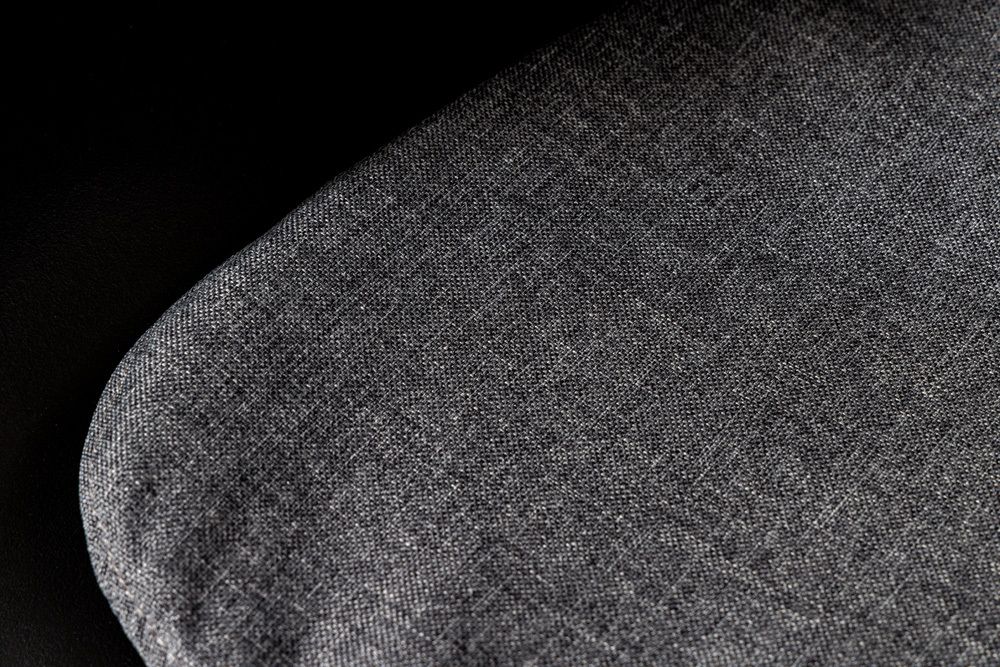 Moderner Stuhl DESIGNO schwarz Kunststoff Gartenstuhl mit Armlehnen Indoor Outdoor