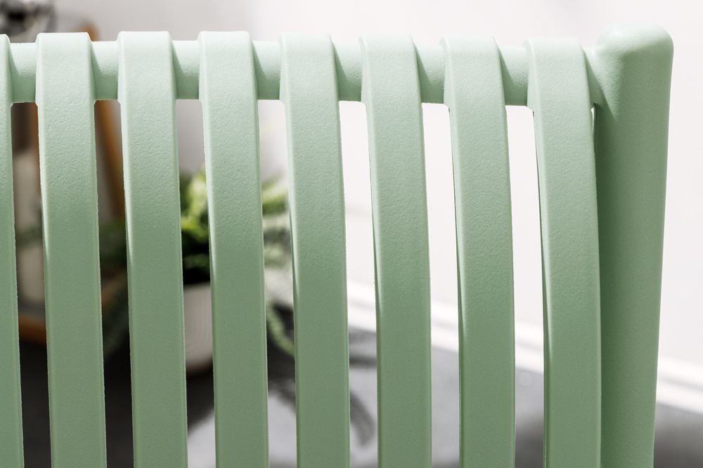 In- und Outdoor Stuhl STUDIO ITALIA salbei stapelbar wetterfest Gartenstuhl