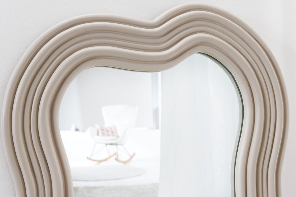 Design Wandspiegel ALICE II 100cm pastell greige