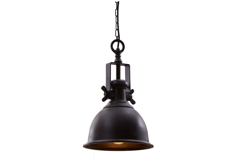 Design Hängelampe INDUSTRIAL 45cm schwarz bronze Industrial Stil